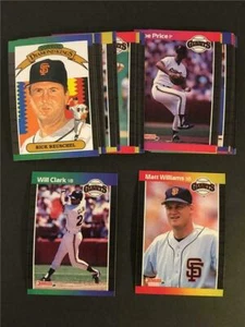 Lote de 24 tarjetas del equipo Donruss San Francisco Giants 1989 - Imagen 1 de 1