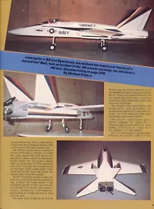 F/A-18 Hornet (.60 pusher) Laser Cut Short Kit and plans - Picture 1 of 4