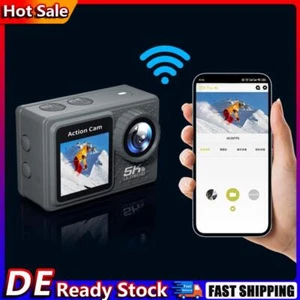 5K 4K 60FPS Sport DV Cam Dual Screen WIFI 30m Wasserdicht mit Fernbedienung De - Bild 1 von 12