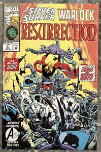 Silver Surfer Warlock: Resurrection #2 signiert von Starlin Marvel 1993 NM - Bild 1 von 12