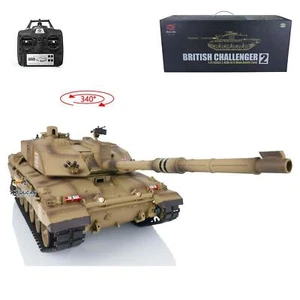 Tanque Henglong escala 1/16 7.0 plástico amarillo Ver Challenger II RTR RC modelo 3908 - Imagen 1 de 12