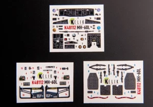 MH-60L Black Hawk - Interior 3D Decals for ICM Kit 1/48 Kelik K48112 - Bild 1 von 8