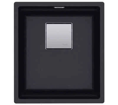 FRANKE KNG 110-37 Onyx, Einbauspüle  Siebkorb als Druckknopfventil, mit verdeckt - Bild 1 von 4