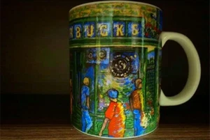 NEW!Limited Edition Starbucks Anniversary Vintage Mug Cup 2010 Ceramic F/S - Picture 1 of 4