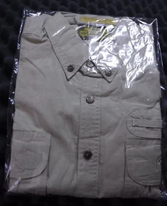 Camel Trophy Adventure Wear Safari Shirt Cargo Button Short Sleeve Grey Size XL - Picture 1 of 12