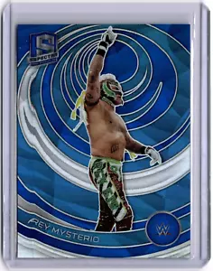 Rey Mysterio 2023 Panini Chronicles Spectra WWE Blue #387 Smackdown #49/99 - Picture 1 of 2