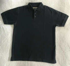 UNIVERSAL SCHOOL BOYS BLACK SHORT SLEEVE POLO SHIRT SIZE #12 YL     -      A9/19 - Picture 1 of 3