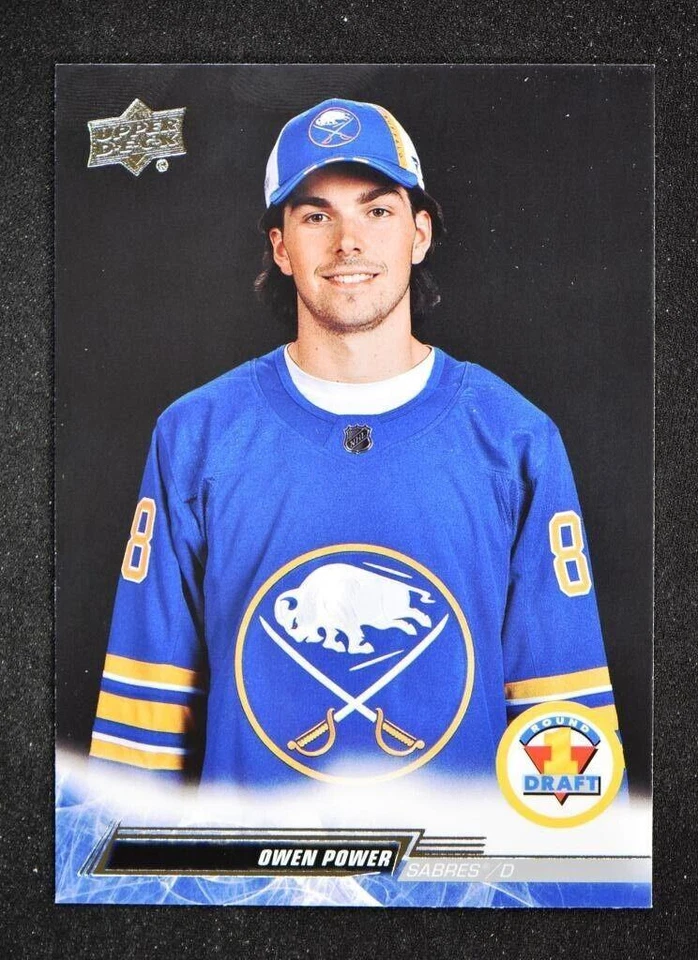 2022-23 UD Extended Series Base 1st Round Rookies #750 Owen Power - Sabres - Image 1 of 1