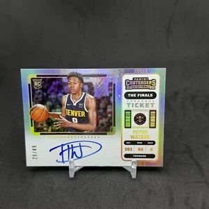 2022 Contenders Peyton Watson The Finals Ticket Rookie Autograph Auto /49 - Picture 1 of 2