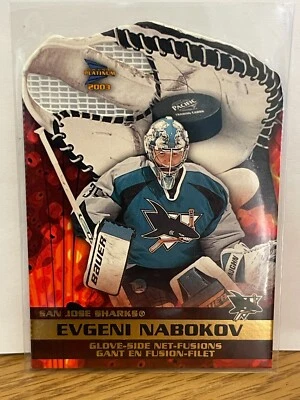 2002-03 McDonald's Pacific Glove Side Net-Fusions #6 Evgeni Nabokov - Image 1 of 2