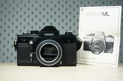 REVUE ML (PRAKTICA  MTL 5 B) camera body, M42 mount + strap + manual #560593 Foto 1 de 4