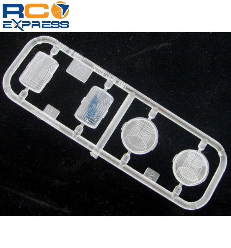 Tamiya K Parts: Clodbuster Clear Plastic Headlights TAM0115059 - Image 1 of 1