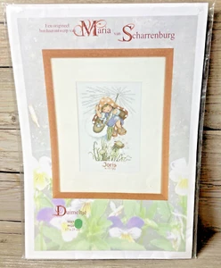 Maria Van Scharrenburg Cross Stitch Kit Fairy Mushroom JORIS Holland NEW - Picture 1 of 5
