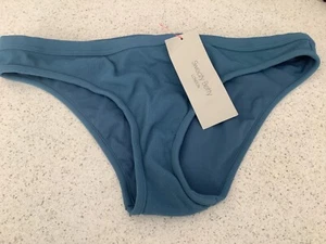 Sweaty Betty retro bikini bottoms stellar blue mid rise high leg size XL RRP:£45 - Picture 1 of 3