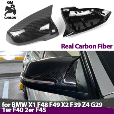 Real Carbon Fibre Mirro Caps for 1 Series & MK5 Supra F40 F44 F48 G29 - Image 1 of 4