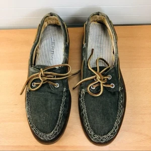 Sperry Top-Sider Mens Authentic Original Color Washed Canvas 2-Eye Boat Shoes - Picture 1 of 6
