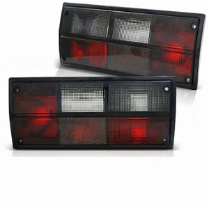 Rückleuchten Upgrade Set in rauch schwarz getönt für VW T2 T3 1979-1992 Hella - Afbeelding 1 van 2
