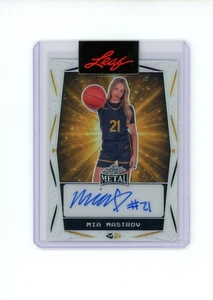 2023 Leaf Metal Online Exclusive Mia Mastrov #MA-MM1 Auto 131/180 READ - Bild 1 von 6