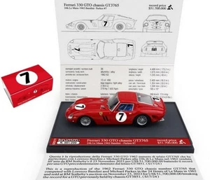 Ferrari 330 GTO Le Mans 1962 Bandini-Parkes 1:43 BRUMM S2511 - Foto 1 di 1