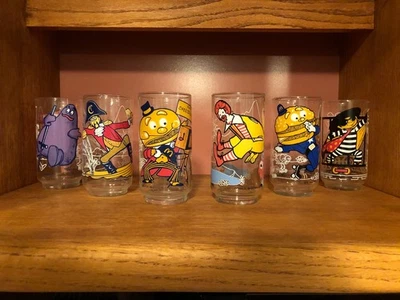 vintage 1970’s  mcdonalds collector series glasses - Image 1 of 4