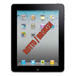 Apple Ipad 1 32GB 3G Wifi Defekt Für Teile Zum Reparieren Vintage - Bild 1 von 2
