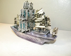 Zeus 10 Mast Wizkids Pirates CCG Ocean's Edge Assembled Junk Hoard Ship Good Con - Picture 1 of 6