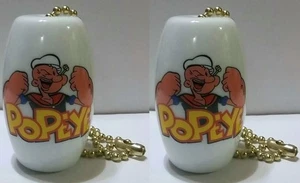 A Charming Set of 2 Popeye Ceiling Light/ Fan Pulls - Picture 1 of 1