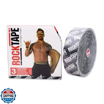 RockTape H2O Logo Negro 2" x 16.4' (5cmx5m) Foto 1 de 3