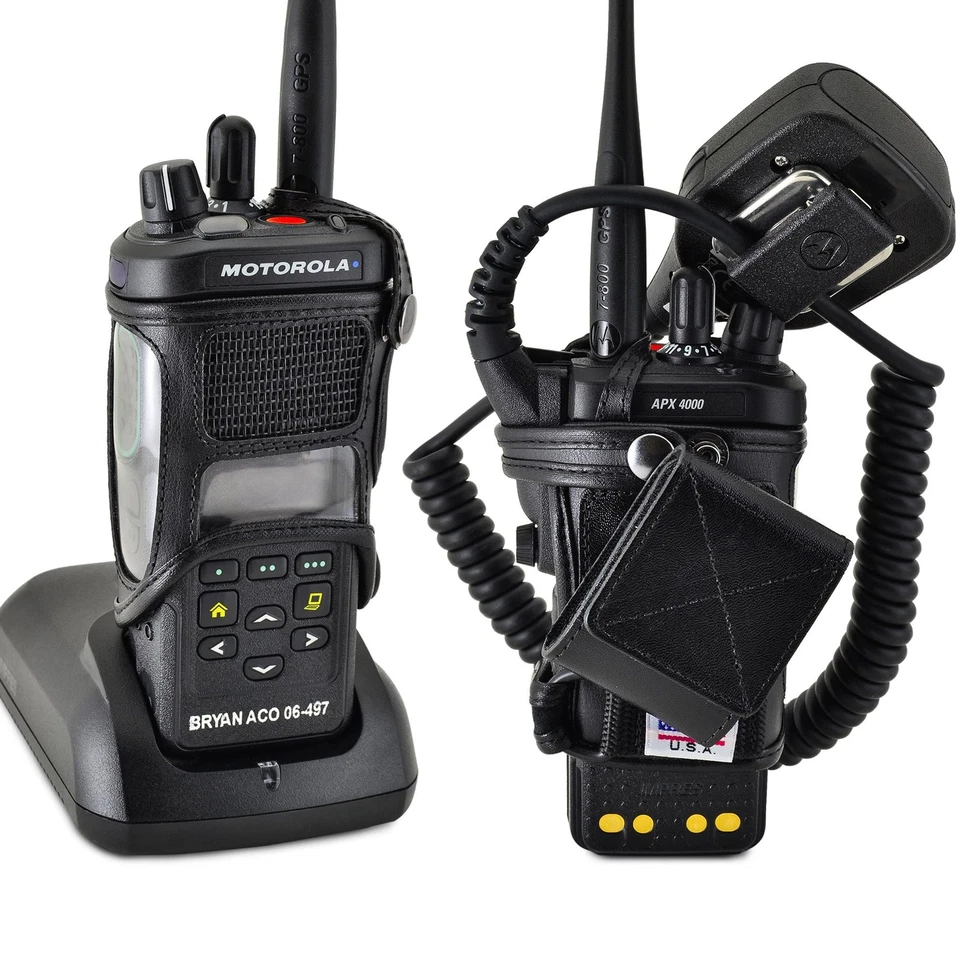 Carry Holder for Motorola APX 4000 Fire and Police Two Way Radio Belt Clip Ho... - Image 1 of 4