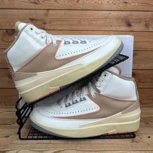 Nike Turnschuhe Damen Größe UK 5,5 Air Jordan 2 Craft Sunset Haze Leder Schuhe AJ - Bild 1 von 12