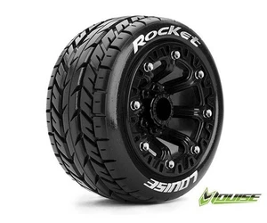 LOUISE LOUT3188SB ST-ROCKET 2.2 soft auf Felge schwarz TRX 1:16 v/h & Buggy 1:10 - Bild 1 von 1