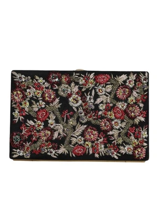 Bolsos sin asas Dolce & Gabbana florales bordados para mujer multicolores Foto 1 de 4