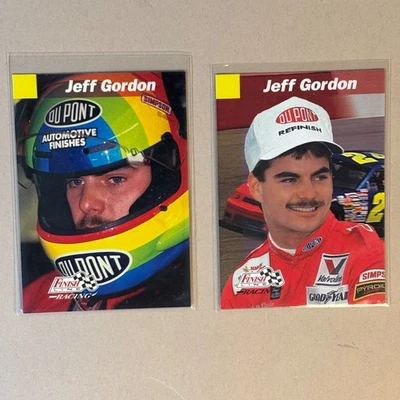 1993 Pro Set Finish Line - Jeff Gordon #83 + #110 - Image 1 of 2