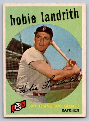 1959 Topps #422 Hobie Landrith San Francisco Giants - Image 1 of 3