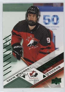 2024 Upper Deck Team Canada Juniors Pride of the Program Green Gavin Mckenna #87 - Picture 1 of 7