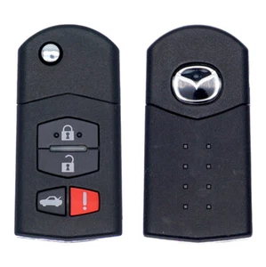 MAZDA 3 5 6 CX-7 CX-9 FLIP KEY KEYLESS REMOTE FOB TRANSMITTER BGBX1T478SKE12501 - Picture 1 of 1