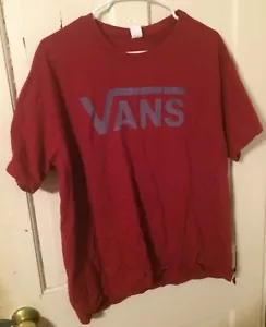 Neu Erwachsene Vans Classic Logo T-Shirt Skateboard Warped Tour XL 100 % Baumwolle - Bild 1 von 3