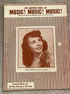 MUSIK 1950! MUSIK! MUSIK! (Put Another Nickel In) Noten TERESA BREWER - Bild 1 von 3