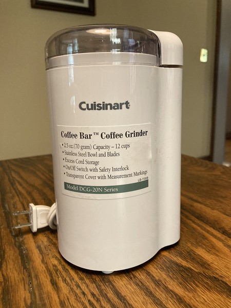 Cuisinart DCG-20N Coffee Grinder - White Photo Related