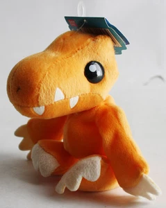 VERY RARE 1999 DIGIMON AGUMON DIGI PALS 6" PLUSH TOY BANDAI NEW WITH TAGS ! - Picture 1 of 12