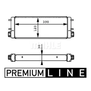 Engine Oil Cooler MAHLE for G-Class S-Class E-Class 124 CLC 169 001P Top German - Picture 1 of 6