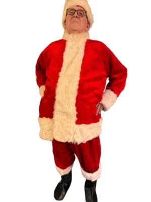 Rubies Santa Claus Costume 5 Pieces Jacket, Pants, Fat Suit, Hat, & Boots - Image 1 of 4