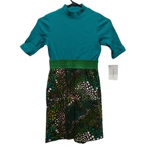 KC Parker Grün Leopard Etuikleid Strickkleid Größe 12 - Bild 1 von 7