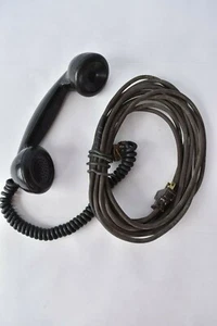 Vintage Klingelanlage Western Elektro Telefon Mobilteil mit Kabelkabel - Bild 1 von 7
