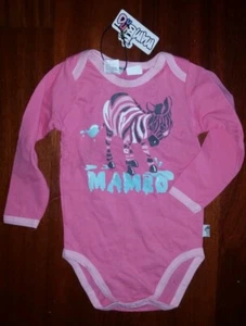 Girl's Mambino Mambo Longsleeve Romper Bodysuit - NEW - Size 0 - Picture 1 of 4
