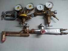 Messer Griesheim 4214 a, cannello, regolatore riduttore di pressione