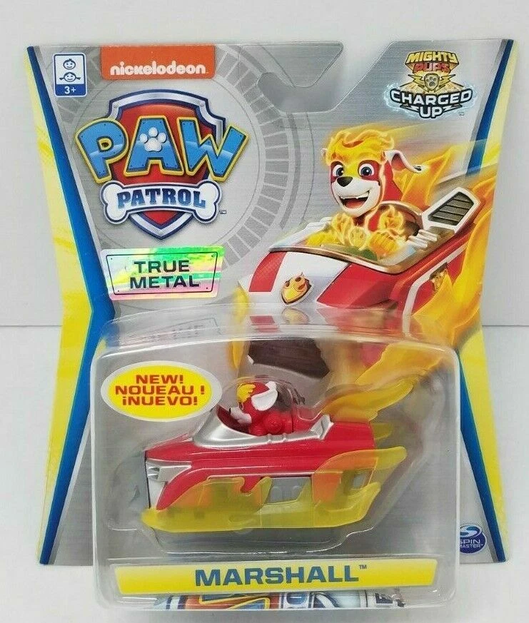Paw Patrol MIGHTY PUPS CHARGED UP True Metal Die-Cast Vehicle/Car YOU CHOOSE - Image 1 of 1