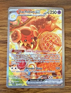 Pokemon - Dachsbun ex 169/142 Stellar Crown SIR Special Illustration Rare Card - Picture 1 of 2