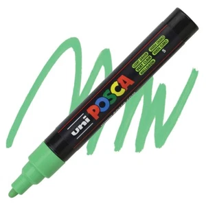 Posca Markers, Paint Marker, Light Green Paint, 5M Medium Tip, Opaque, Acrylic - Picture 1 of 2