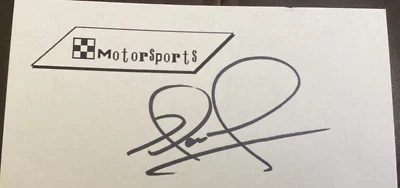 NIGEL MANSELL Personally Autographed Signed INDY CAR Card FORMULA 1 RACING FrShp - Image 1 of 2